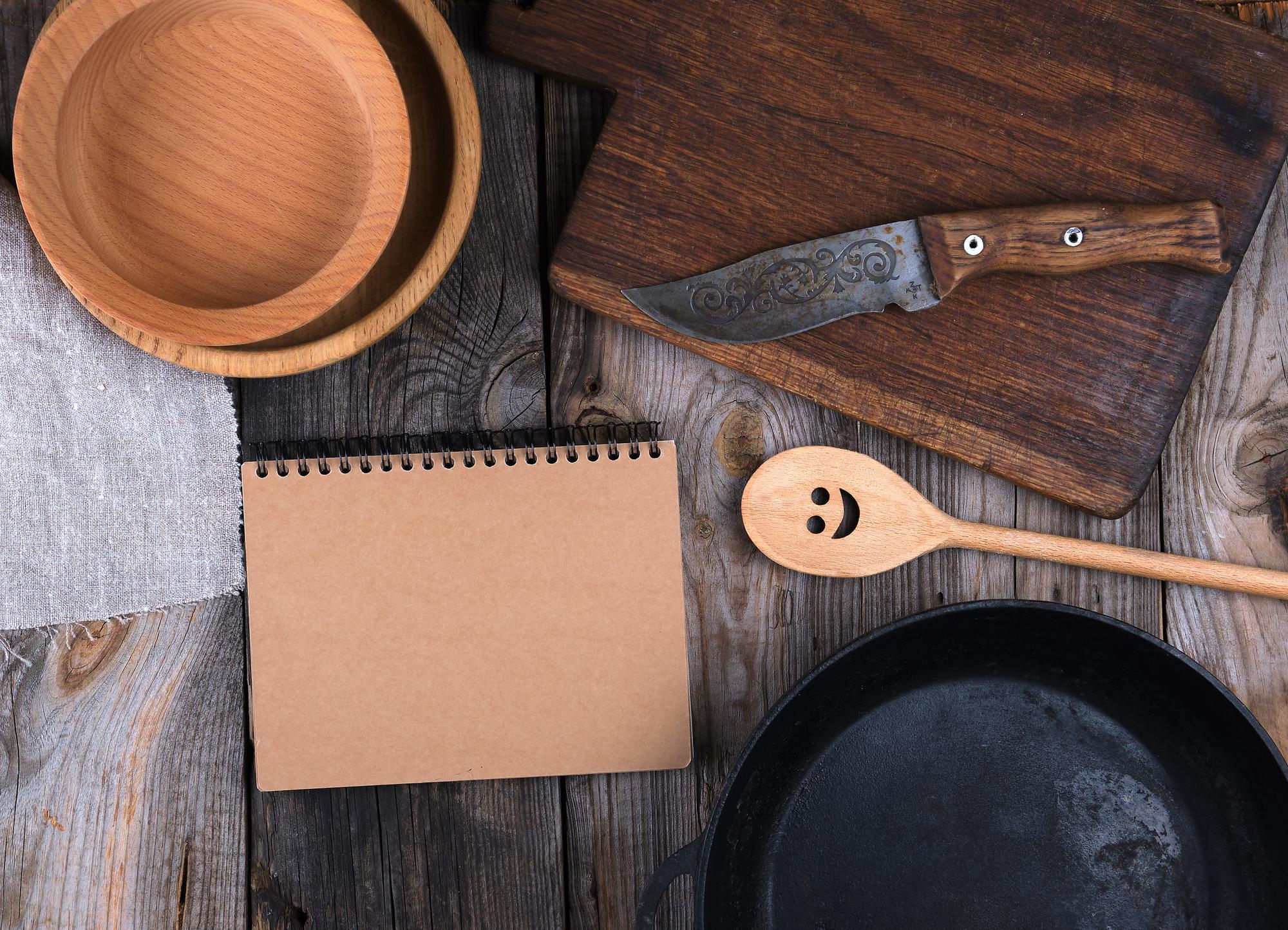 consultation session notes on a wooden table